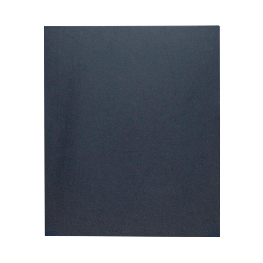 A plain, solid dark blue rectangular surface with no visible markings, textures, or patterns—reminiscent of the Liberty Furniture Brook Creek Table and 2 Chairs 942NY-CD-3CTS in a rich navy blue finish—is centered on a white background, making it ideal for small space dining settings.