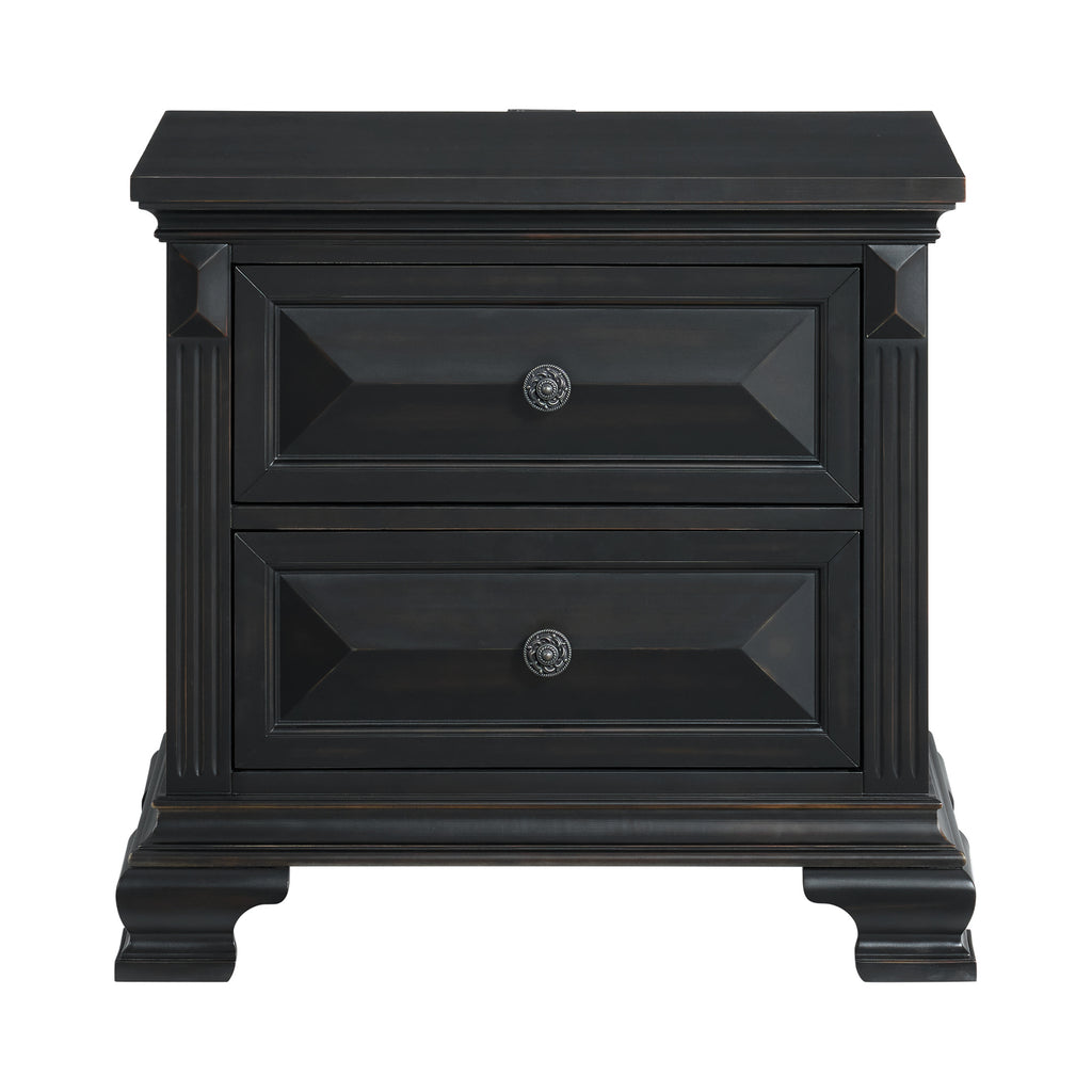Bridgestone Black Nightstand B-10980-8-NS