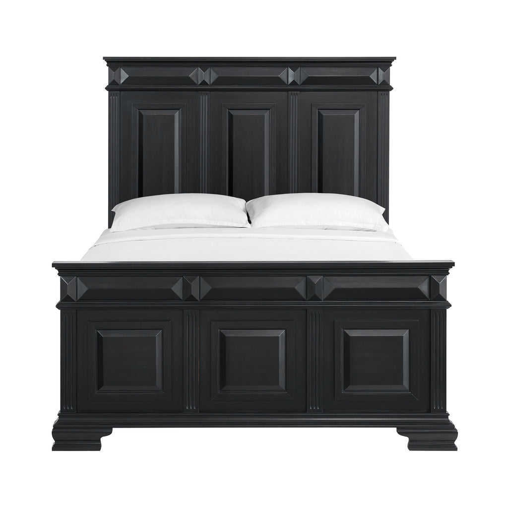 Bridgestone Black Queen Bed, Chest, Nightstand B-10980-8