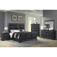 Bridgestone Black Queen Bed, Chest, Nightstand B-10980-8