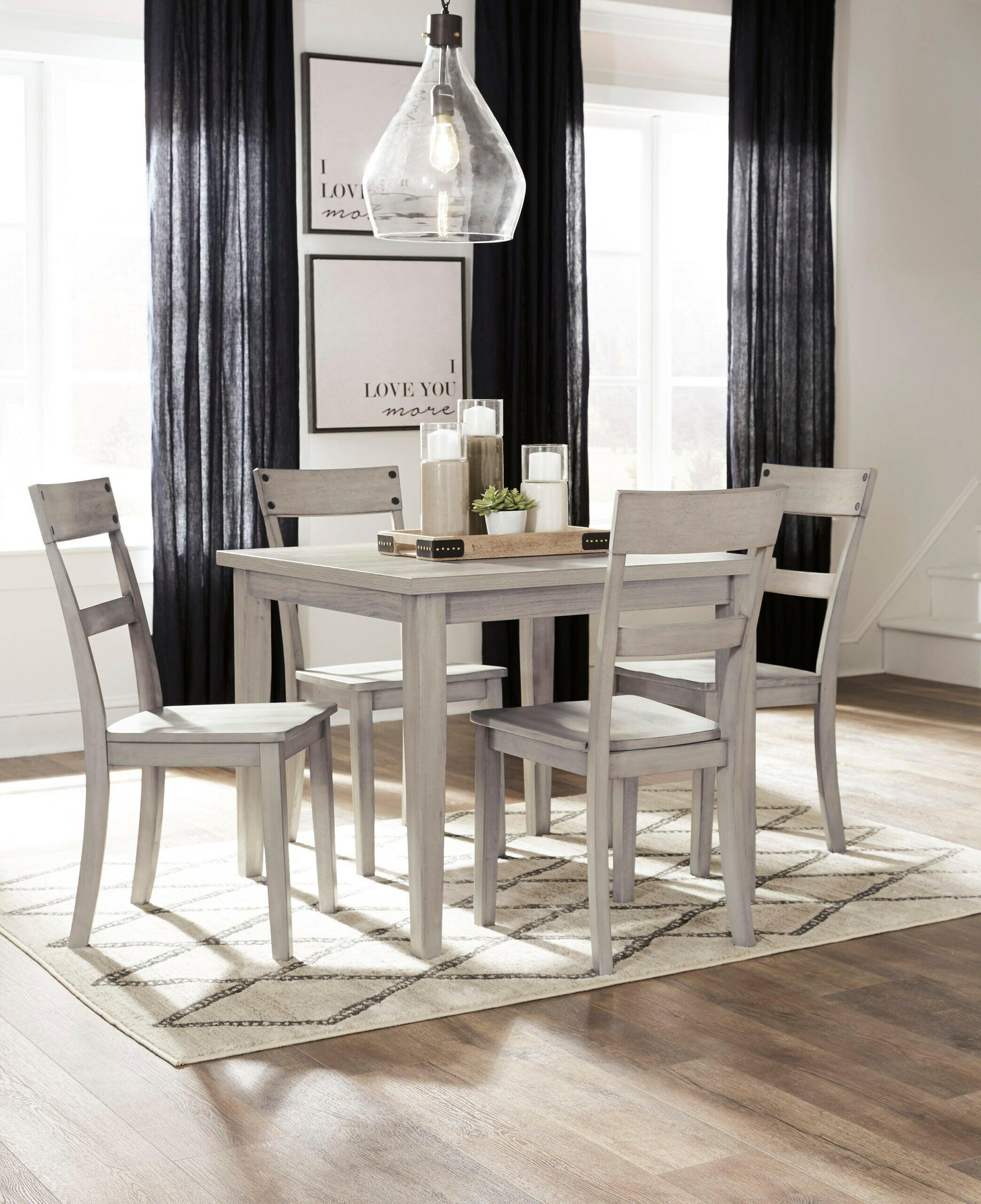 Loratti Table & 4 Chairs D261-225