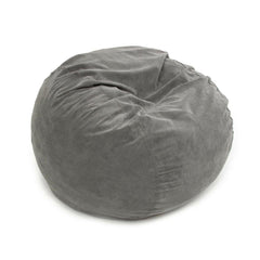 Queen Corduroy Gray Convertible Beanbag QC-CD-GR