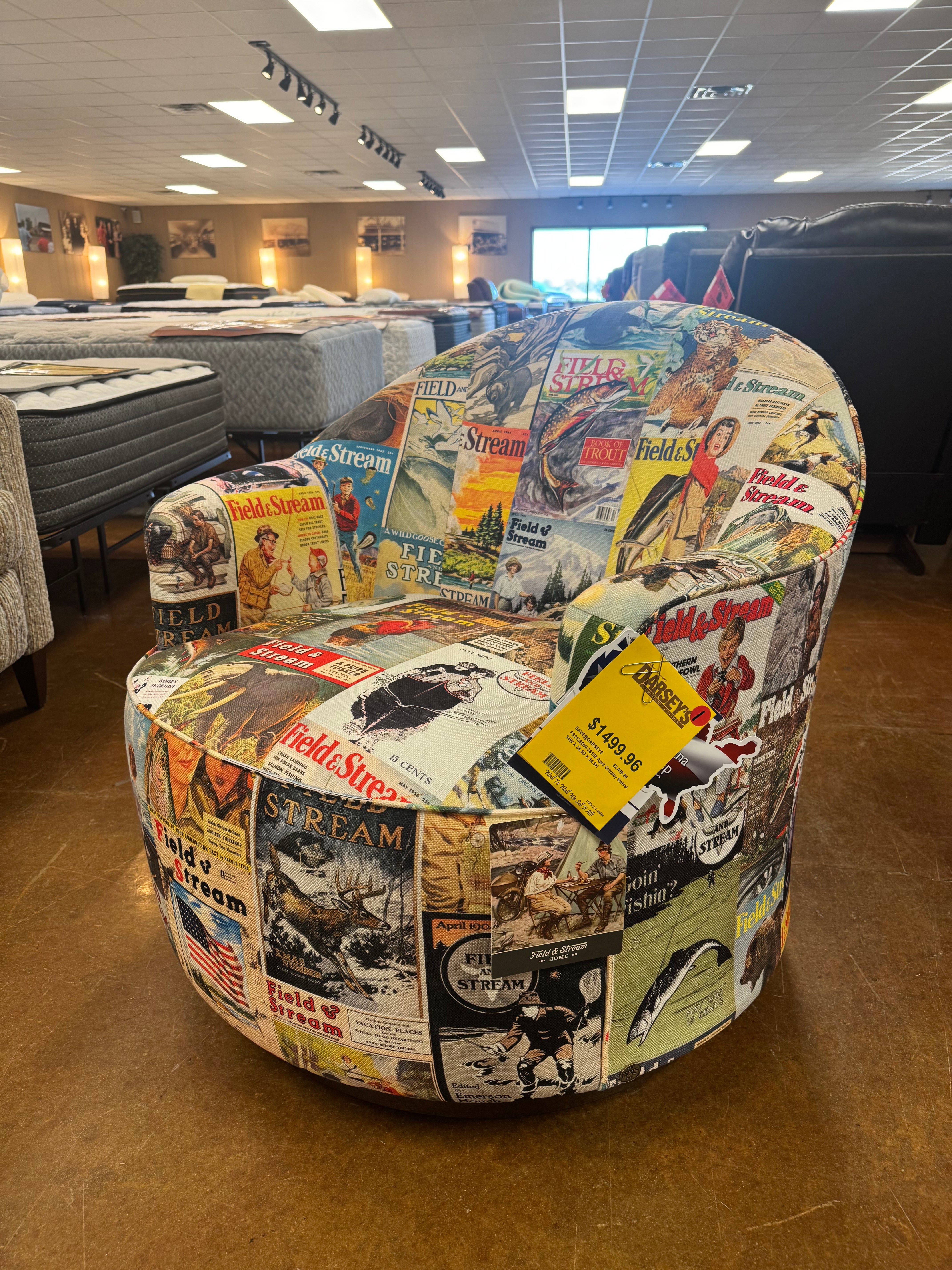 April Grizzley Swivel Chair FS2138DW-36188 Secondary image