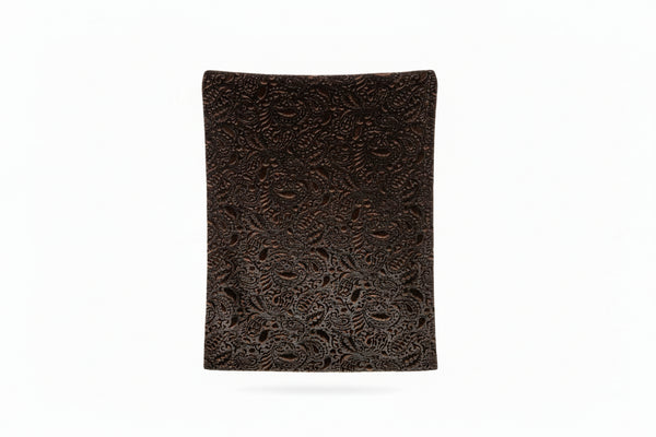 Chestnut Paisley Crimson Hide - XL Size 80"x55"