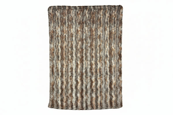 Chestnut Hide Amber Wild Rabbit - XL Size 80"x55"