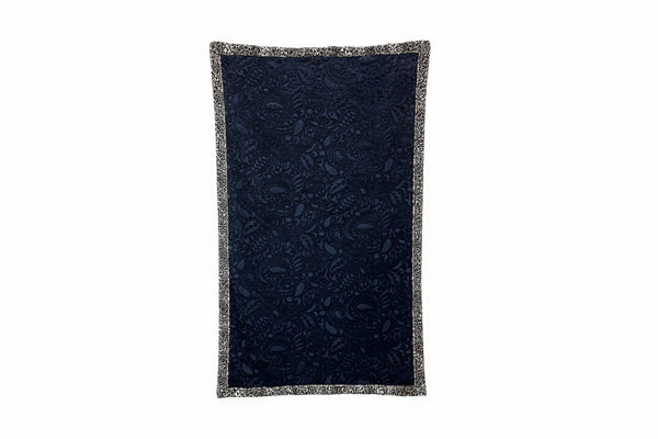 Navy Paisley Taupe Cheetah - Mega Size 90"x55"