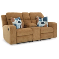 Kanlow Honey Reclining Loveseat 3860594