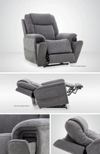 Trio Mezzo Trento Pewter Lift Chair MM3600-VTP-H0A - Darseys Furniture & Mattress