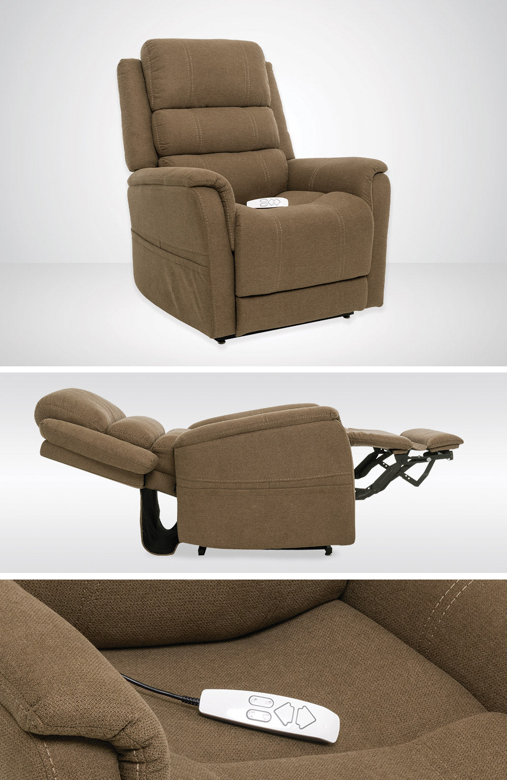 Infi Attain Merino Latte Lift Chair MM3603-VMT-A01