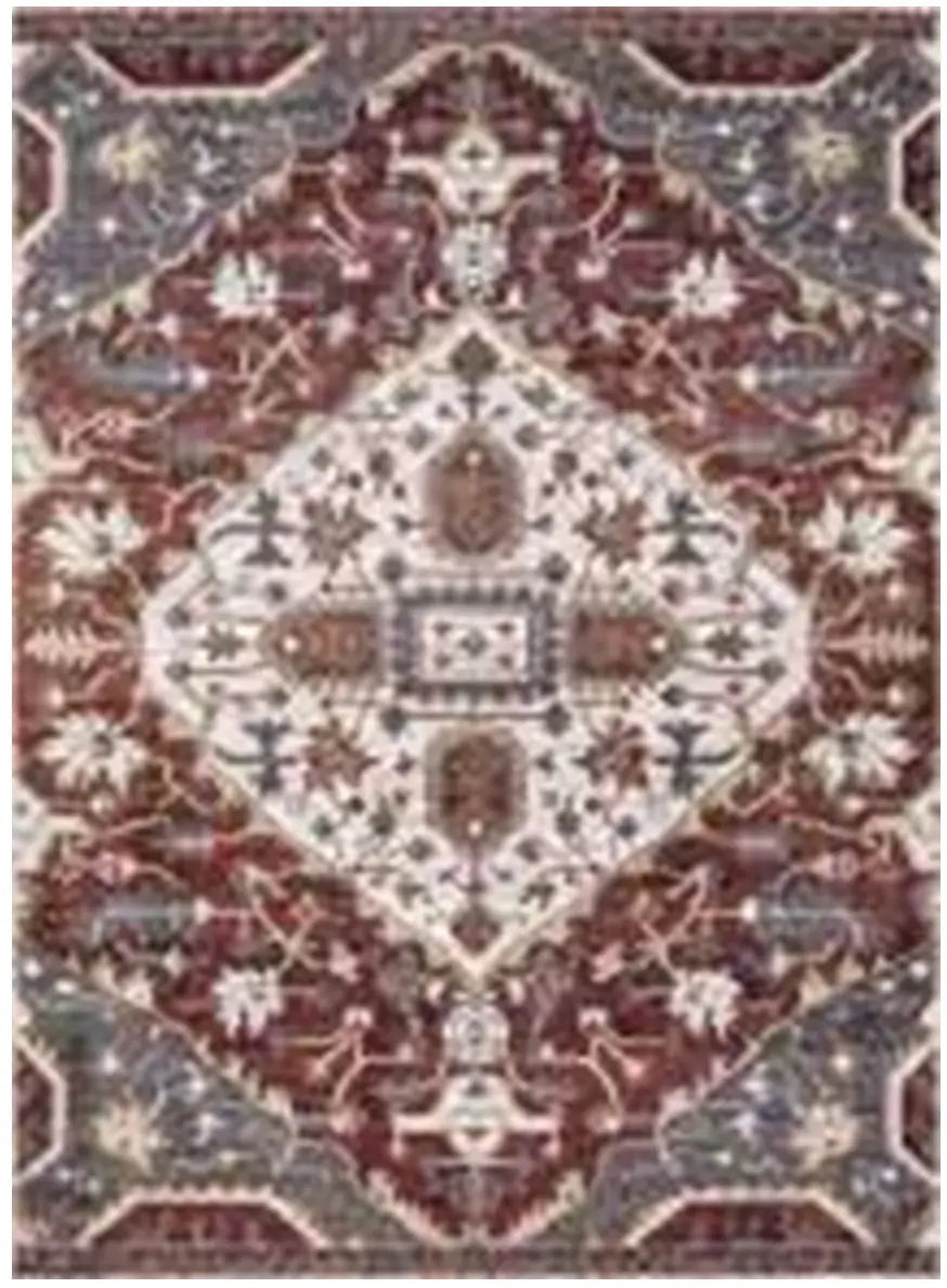 Olympus Medallion Red 5' X 8' Rug OL5200