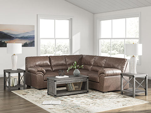 WillowBend Umber Sectional PC27705-55-67