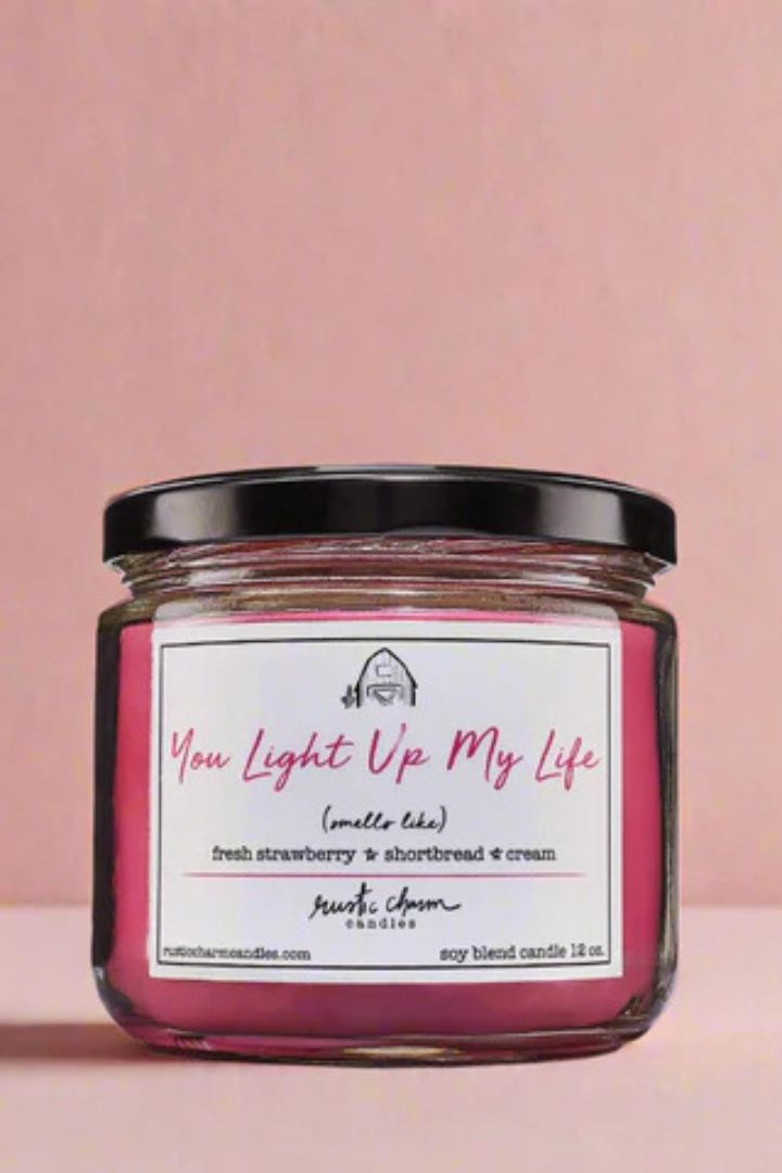 Rustic Charm You Light Up My Life 12 Oz Candle