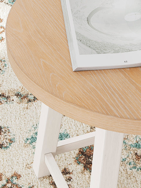 Fawndell Antique Cocktail Table and 2 End Tables T193-13
