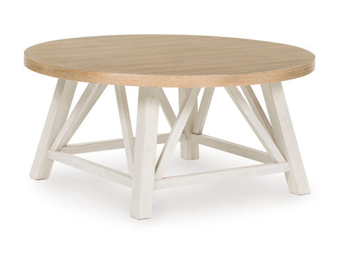 Fawndell Antique Cocktail Table and 2 End Tables T193-13
