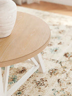 Fawndell Antique Cocktail Table and 2 End Tables T193-13