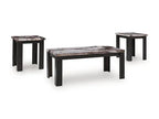 Jazmore Dark Brown Cocktail Table and 2 End Tables T255-13 - Darseys Furniture & Mattress