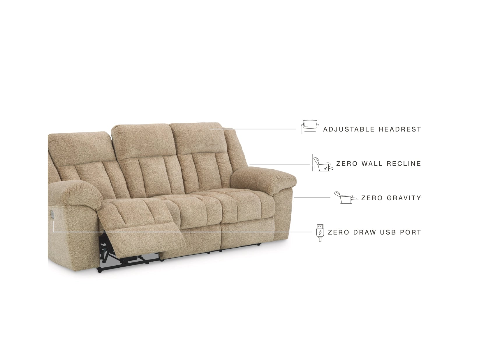 Tip Off Wheat Sofa Reclining 6930515