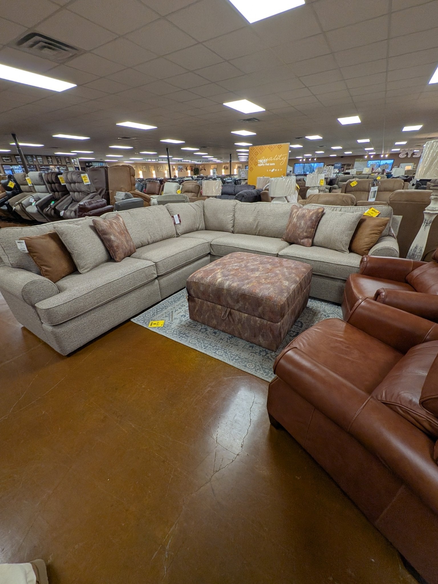 Alani Sectional 665 - 60A/60B/60M2/6CC - D2101 - 74 - Darseys Furniture & MattressLa - Z - Boy