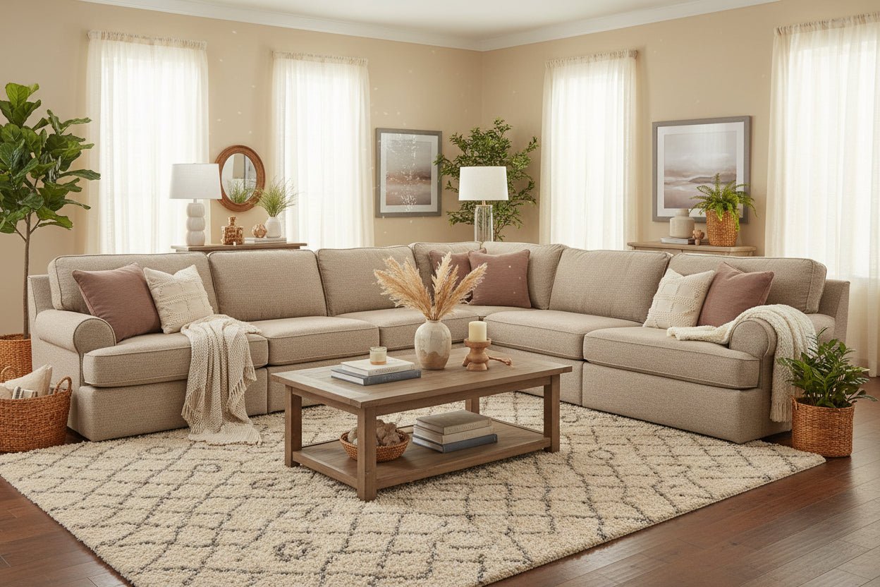 Alani Sectional 665 - 60A/60B/60M2/6CC - D2101 - 74 - Darseys Furniture & MattressLa - Z - Boy