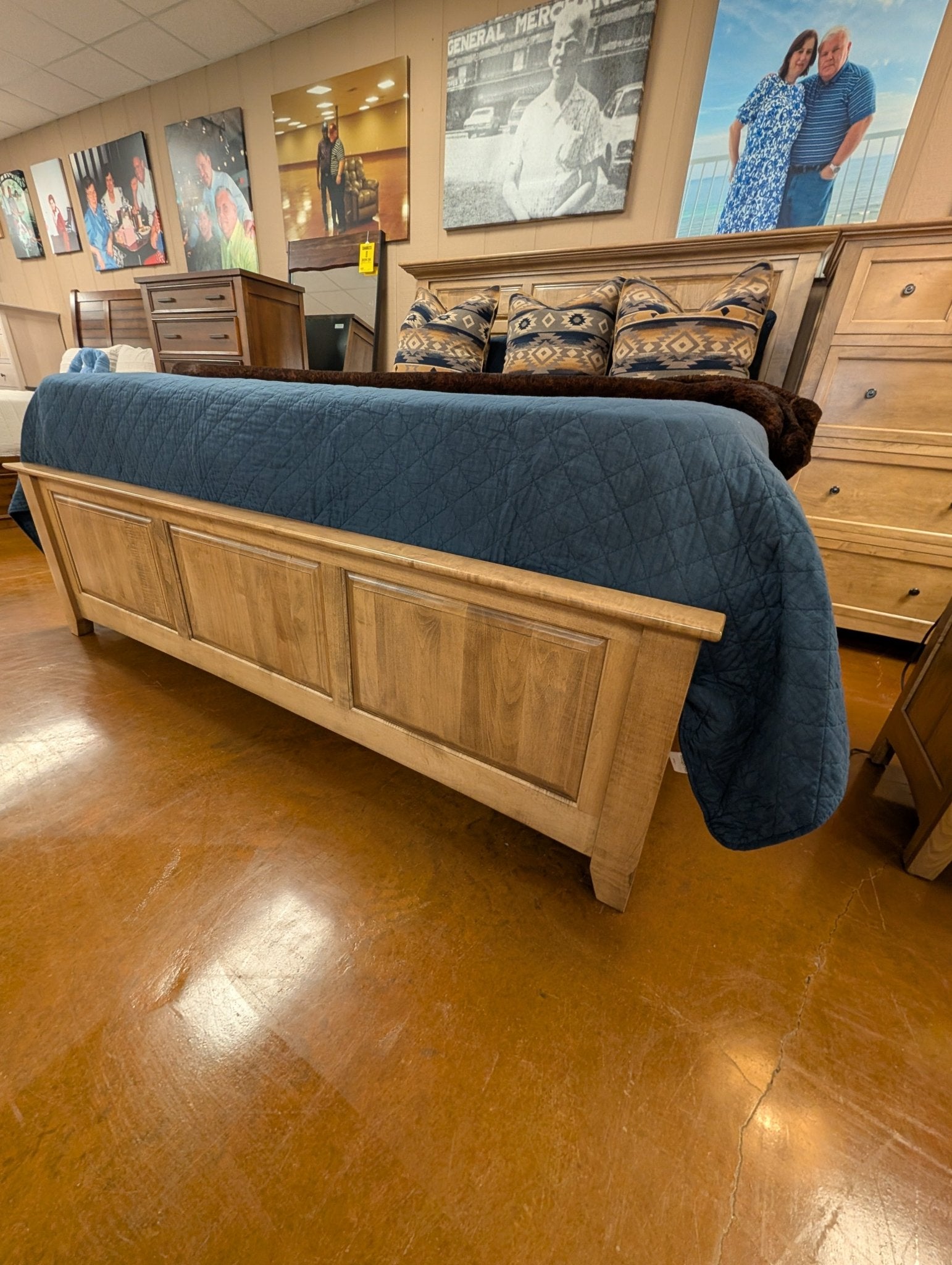 Albany King Size Bed MBA73KG-OCS112 - Darseys Furniture & MattressMillcraft