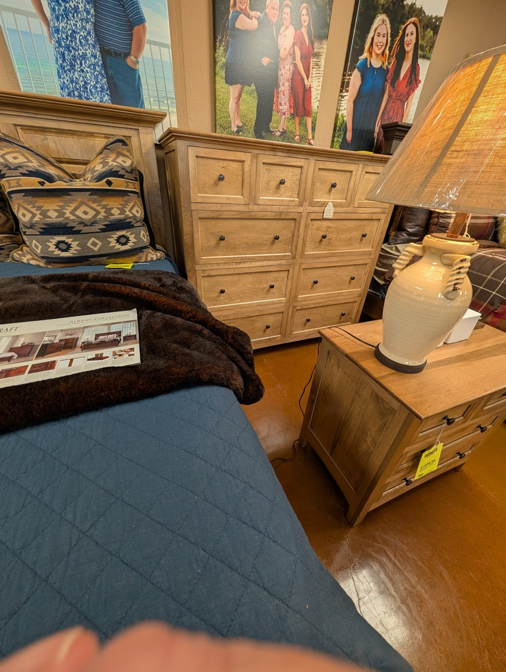 Albany King Size Bed MBA73KG-OCS112 - Darseys Furniture & MattressMillcraft