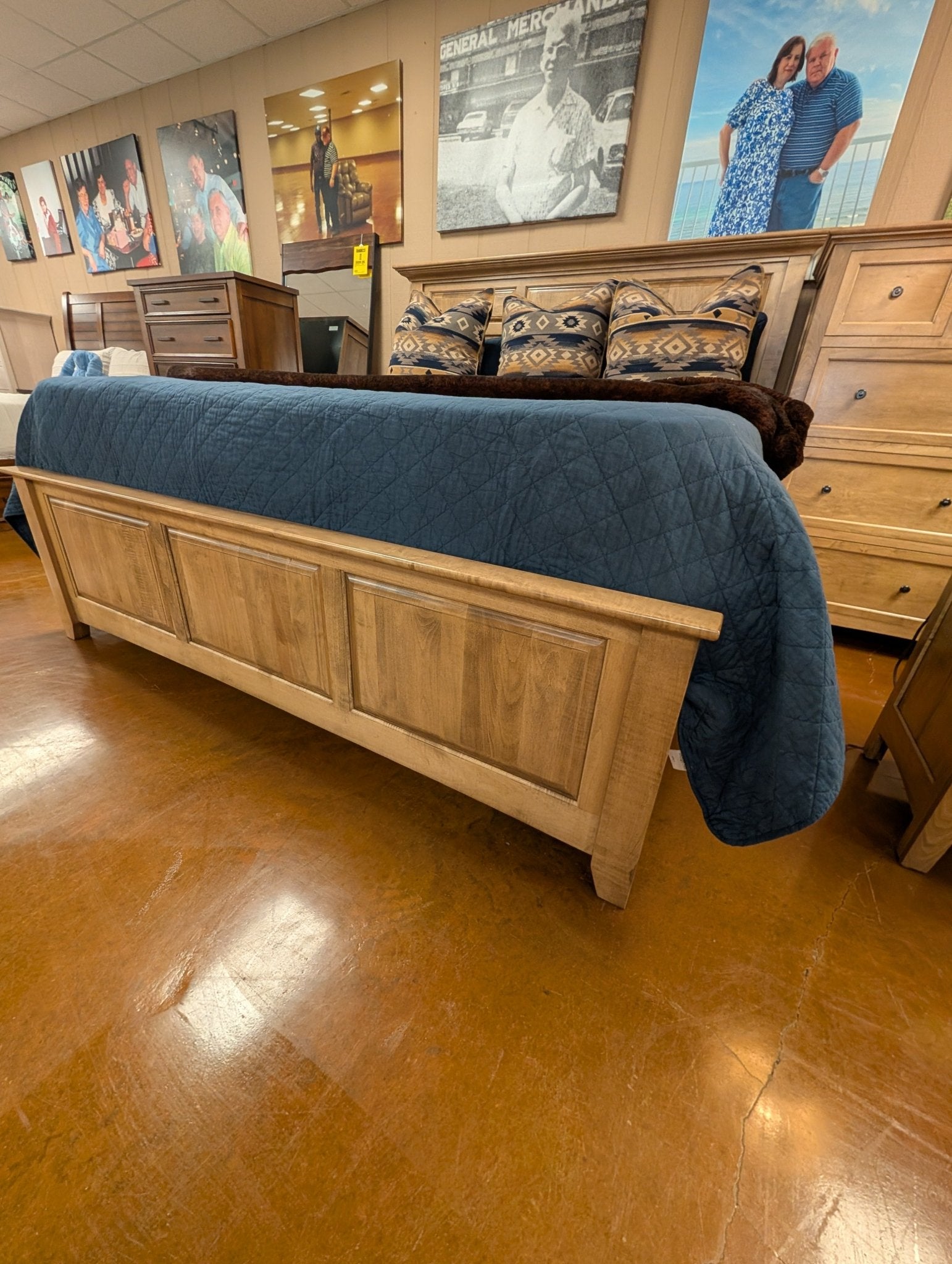 Albany King Size Bed MBA73KG-OCS112 - Darseys Furniture & MattressMillcraft