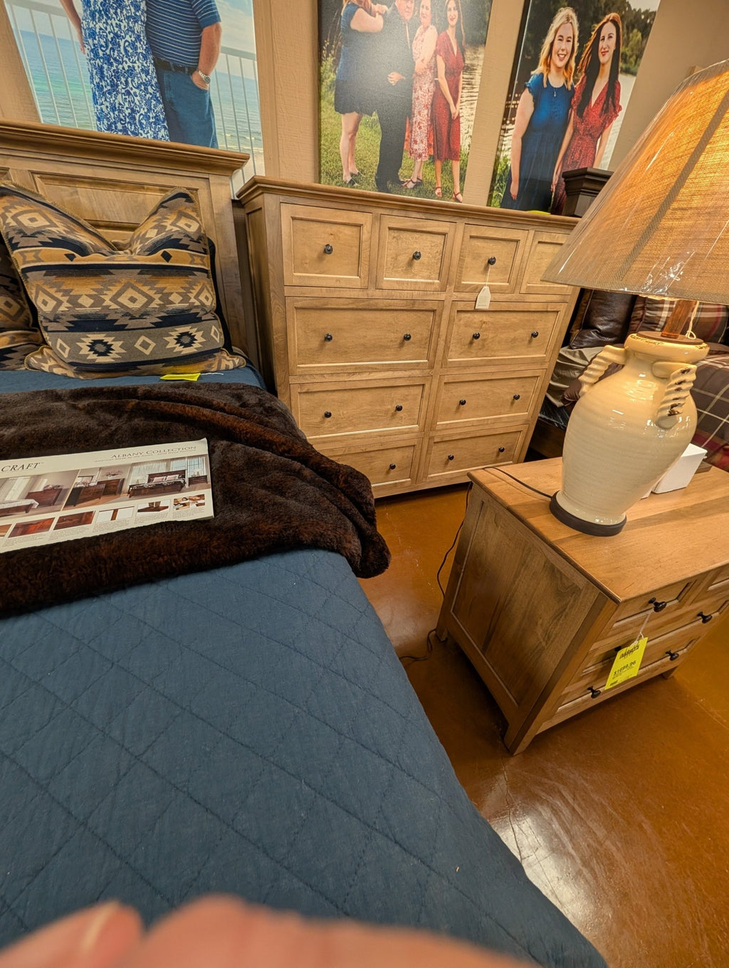 Albany King Size Bed MBA73KG-OCS112 - Darseys Furniture & MattressMillcraft