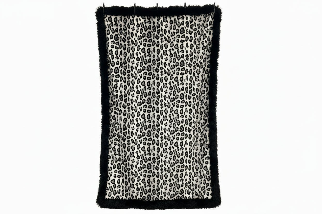 Alloy Wild Jaguar Black Dreamy Fur, Mega 90"x55" - Darseys Furniture & MattressHandmade Heifer