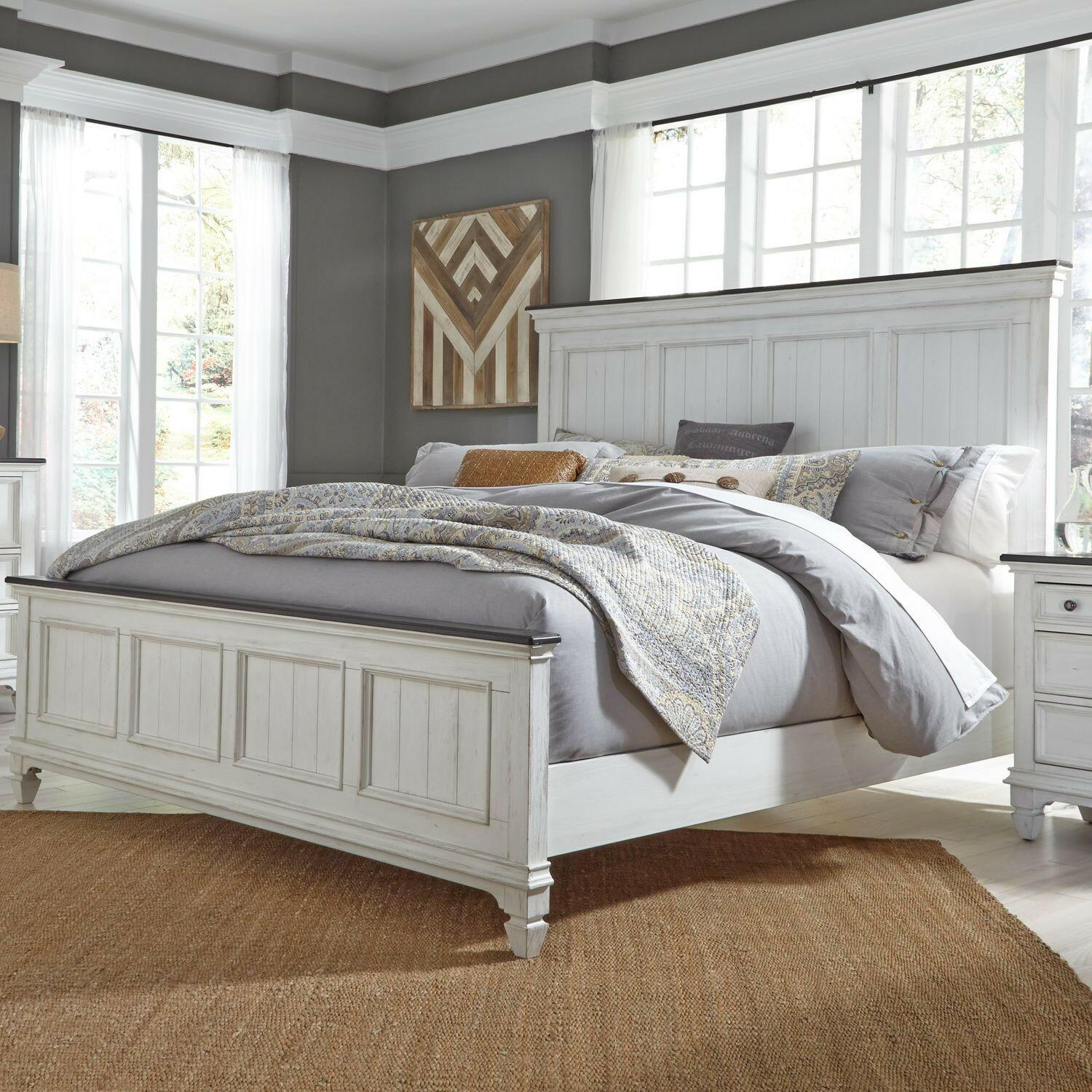 Allyson Park King Size Headboard, Footbaord And Rails 417 - 15/16/90 - Darseys Furniture & MattressLiberty Furniture
