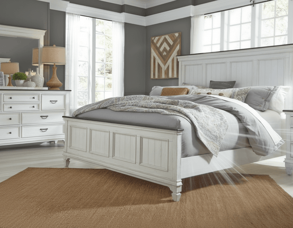 Allyson Park Queen Bed Dresser Mirror and Nightstand 417 - Darseys Furniture & MattressLiberty Furniture