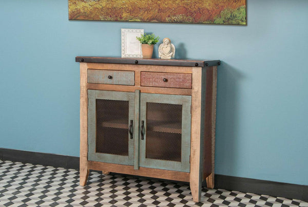 Antique Multicolor Server IFD967SERV - Darseys Furniture & MattressInternational Furniture Direct