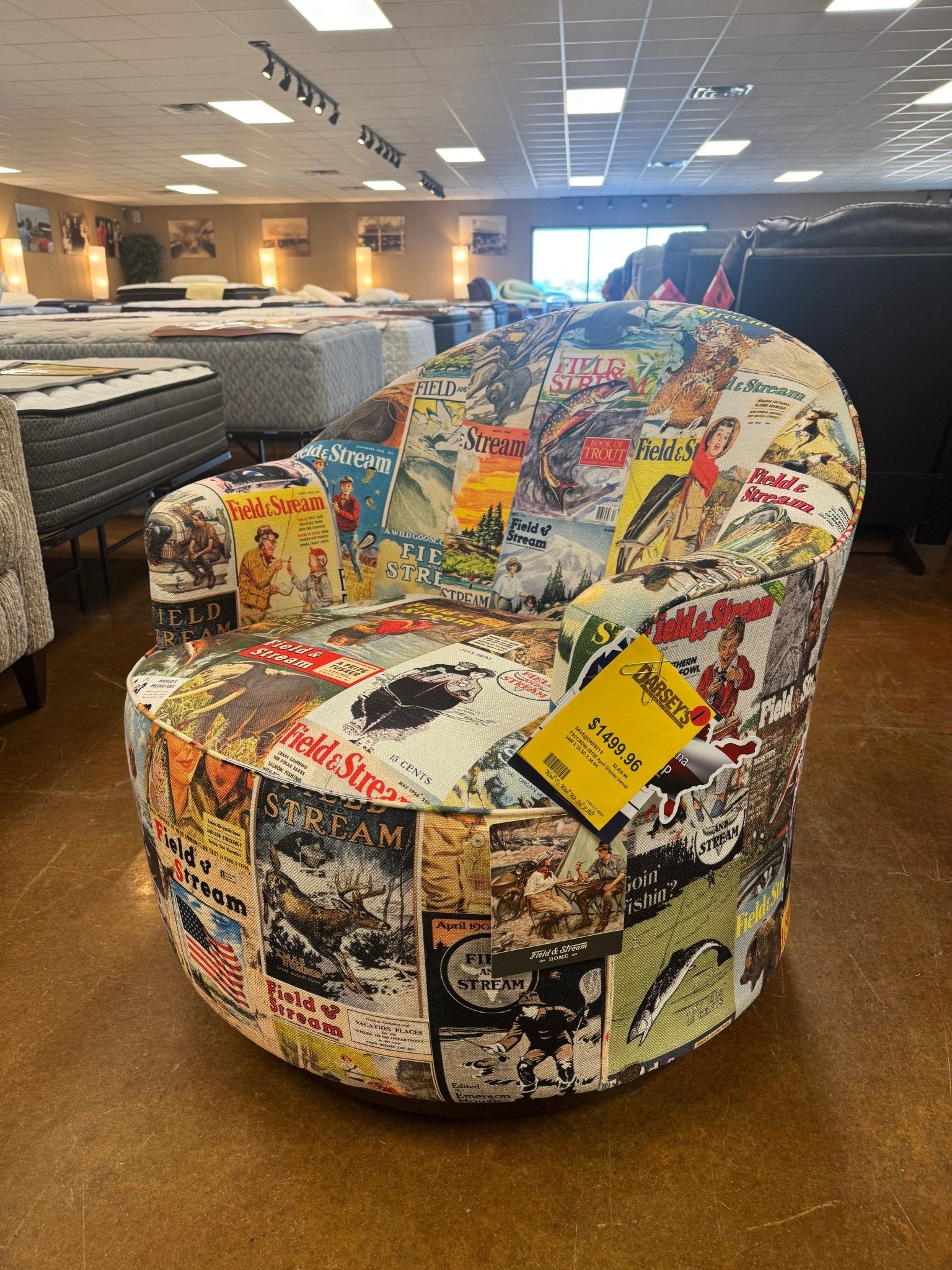 April Grizzley Swivel Chair FS2138DW - 36188 - Darseys Furniture & MattressBest Home Furnishings