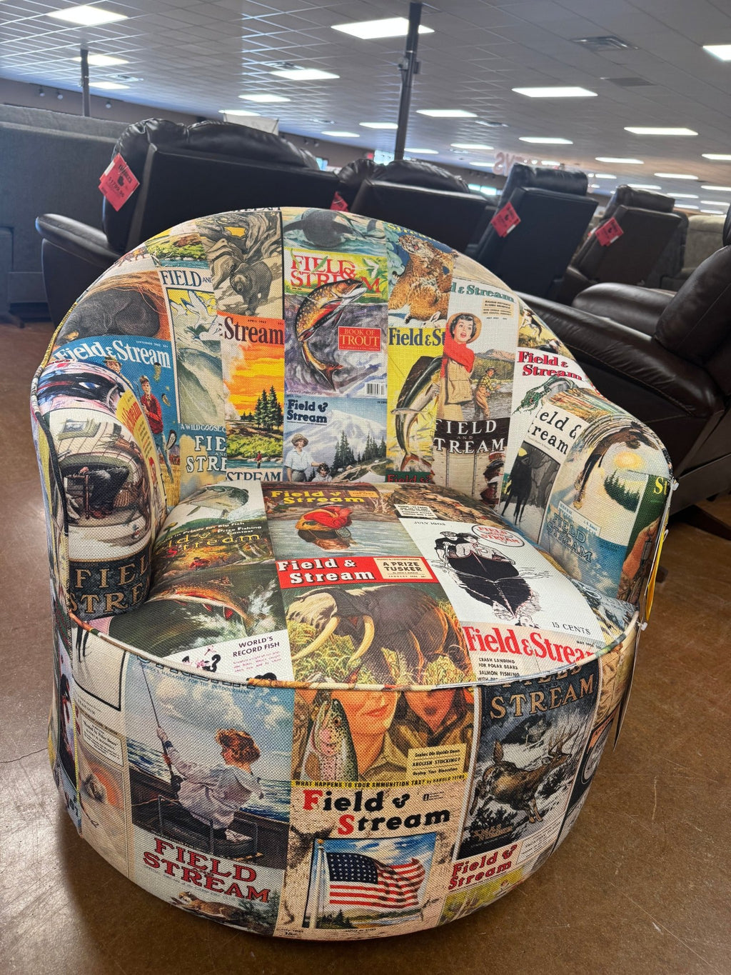 April Grizzley Swivel Chair FS2138DW - 36188 - Darseys Furniture & MattressBest Home Furnishings