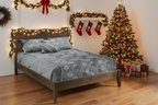 Modern Platform Iron Queen Bed 63298-3/4