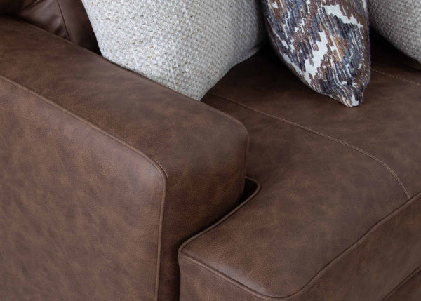Asheville Duvall Vintage Brown Sectional 934-04-59-69-86-3429-16 - Darseys Furniture & MattressFranklin Furniture Corp.