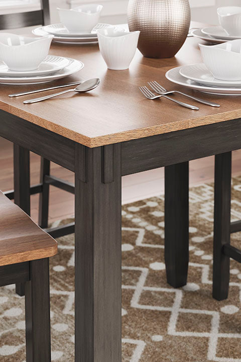 Gesthaven Brown Table and 4 Chairs D396-223 - Darseys Furniture & Mattress