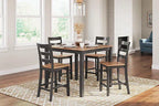 Gesthaven Brown Table and 4 Chairs D396-223 - Darseys Furniture & Mattress
