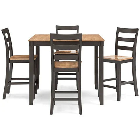 Gesthaven Brown Table and 4 Chairs D396-223 - Darseys Furniture & Mattress