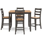 Gesthaven Brown Table and 4 Chairs D396-223 - Darseys Furniture & Mattress