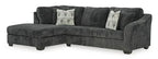 3550416/67 Biddeford Shadow Sofa With Chaise - Darseys Furniture & Mattress