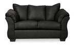 Darcy Black Loveseat 7500835.