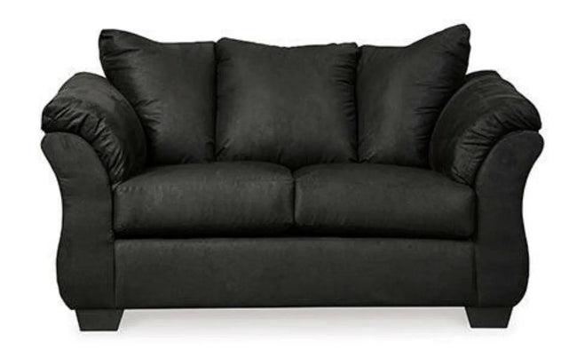 Darcy Black Loveseat 7500835. Hover Image