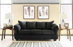 Darcy Black Sofa 7500838.