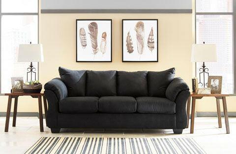 Darcy Black Sofa 7500838.