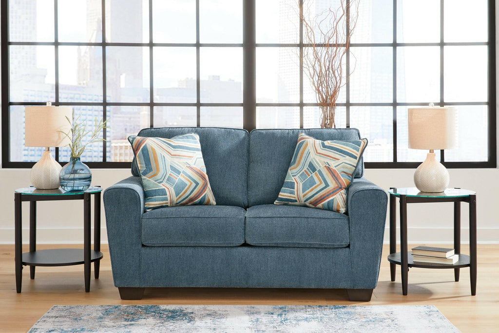 Cashton Blue Loveseat 4060535.