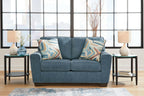 Cashton Blue Loveseat 4060535.