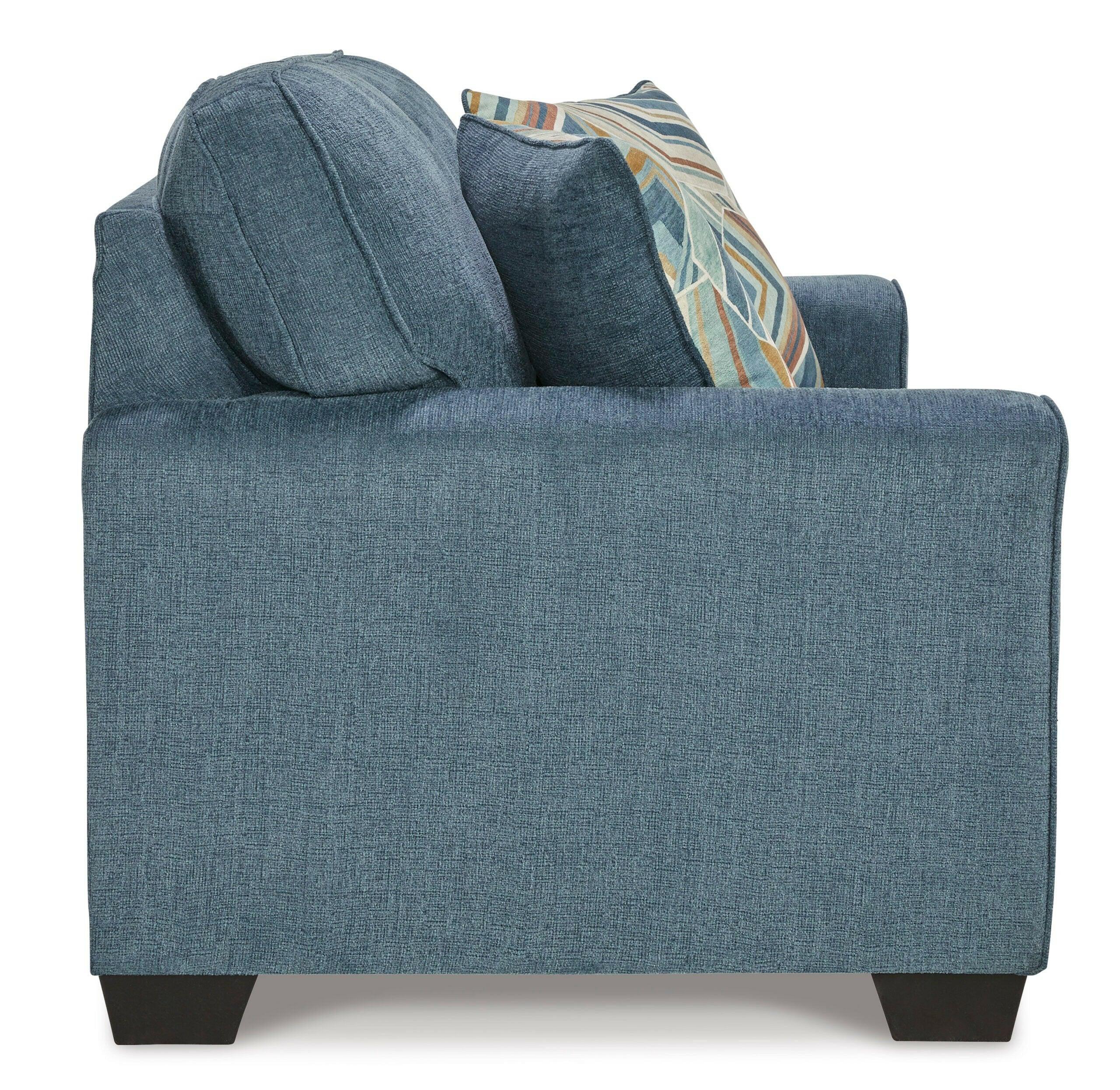 Cashton Blue Loveseat 4060535.