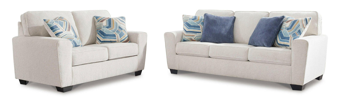 Cashton Snow Sofa & Loveseat 40604.