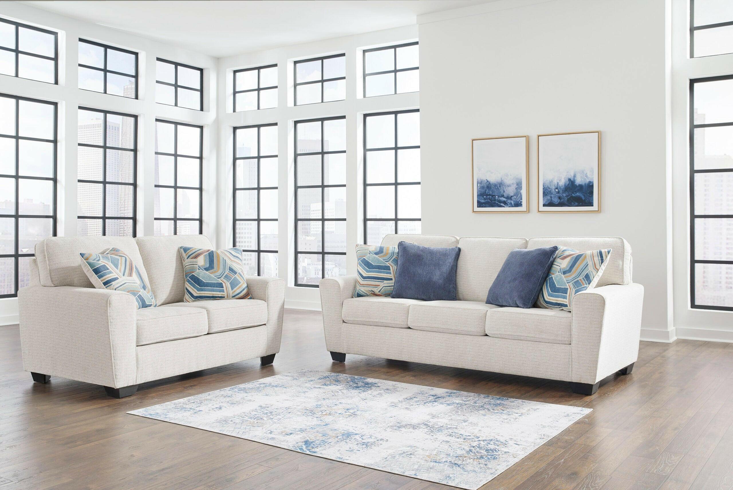 Cashton Snow Sofa & Loveseat 40604.