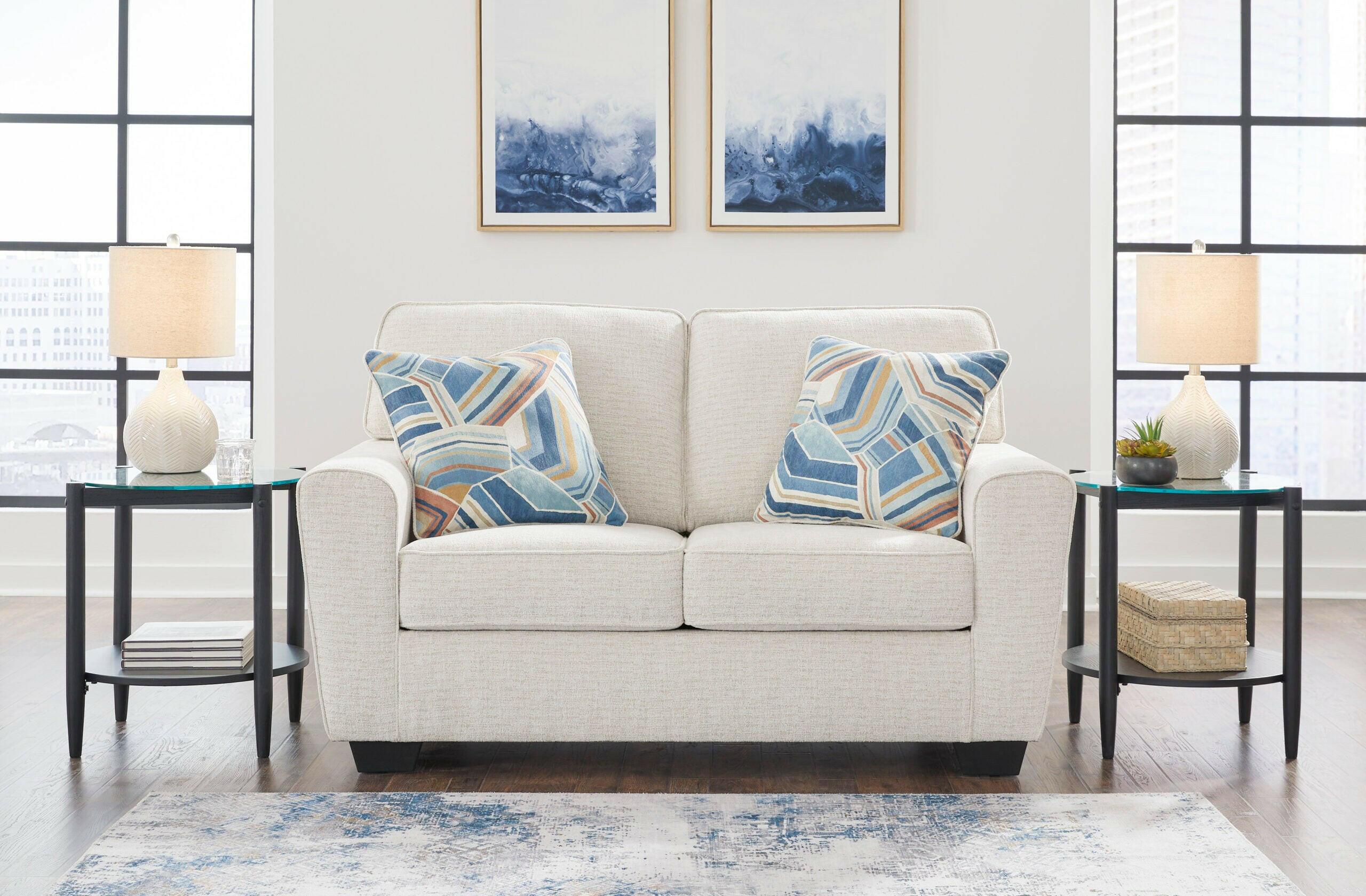 Cashton Snow Sofa & Loveseat 40604.